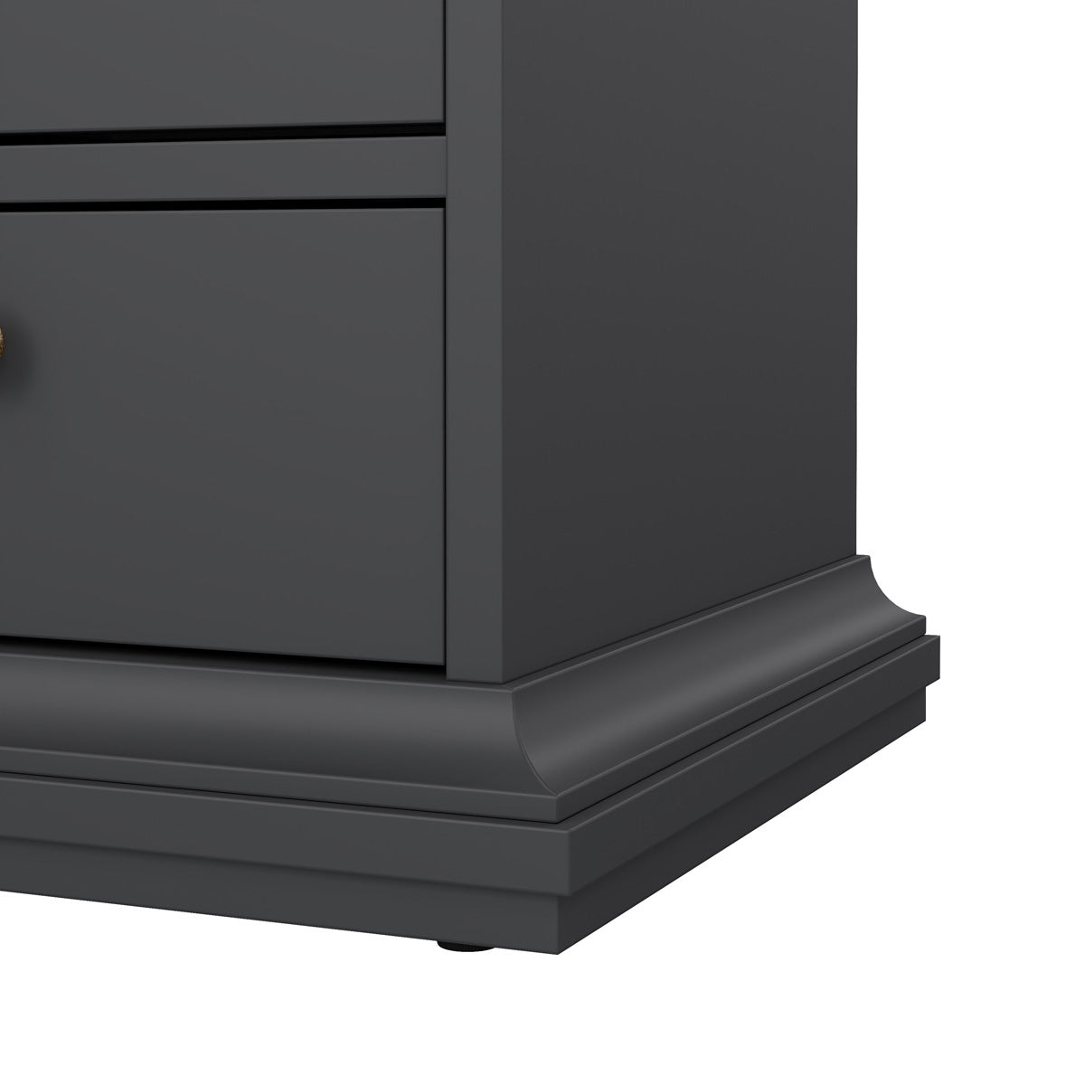 Wooden Bedside Cabinet With 2 Drawers - Paris