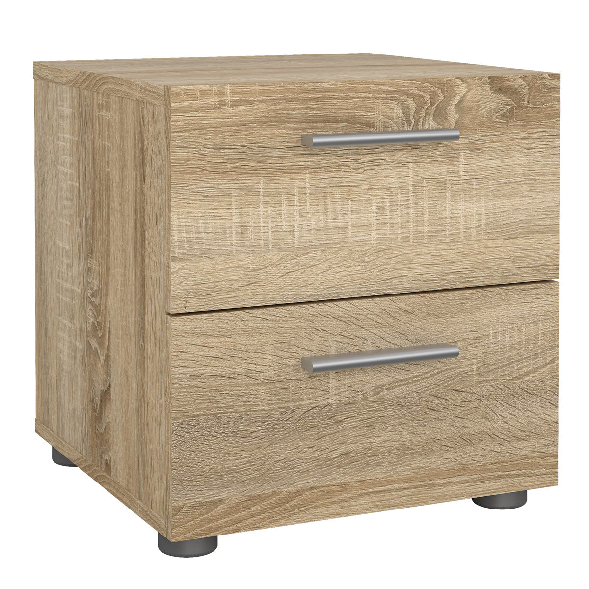 Wooden Bedside Cabinet With 2 Drawers - Pepe