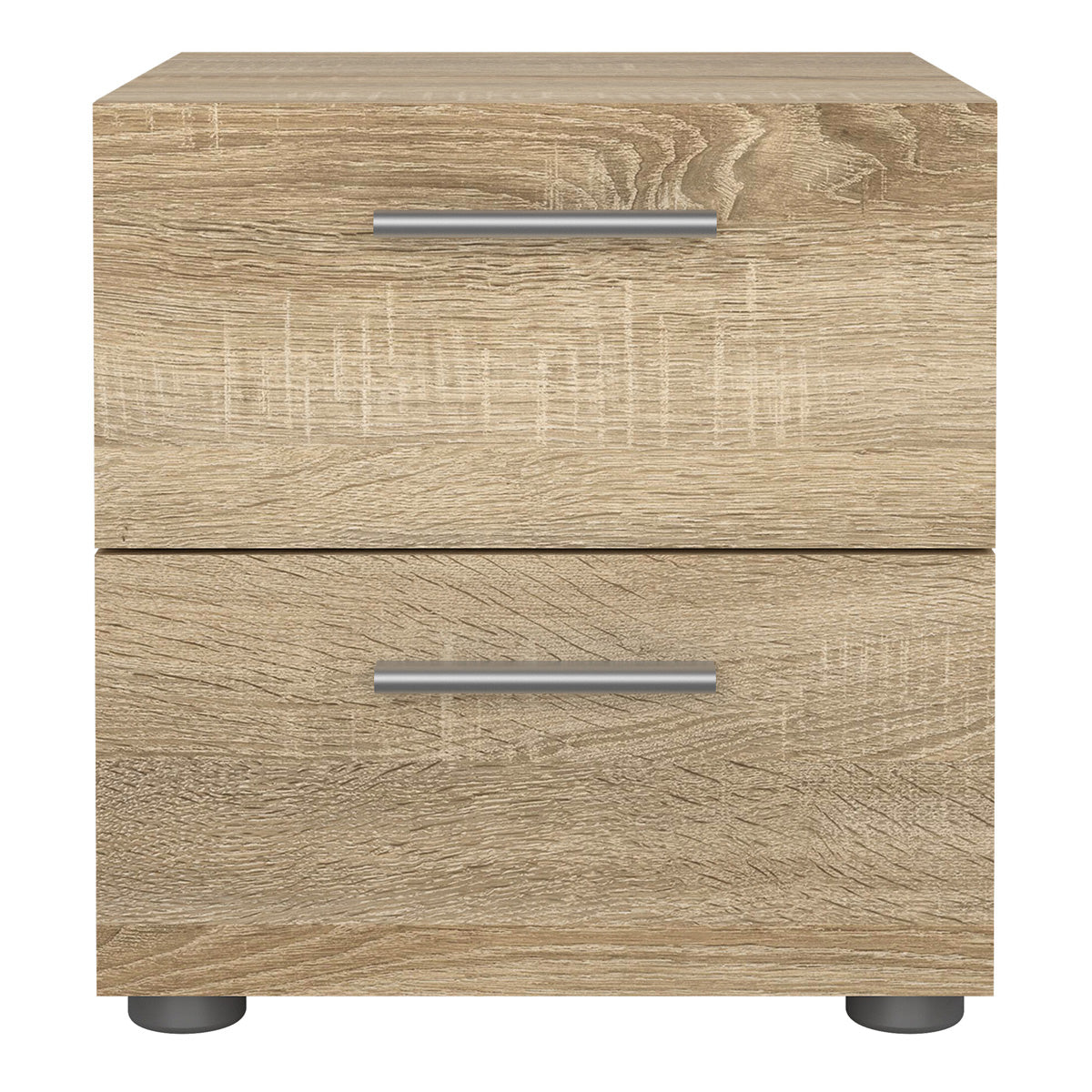 Wooden Bedside Cabinet With 2 Drawers - Pepe