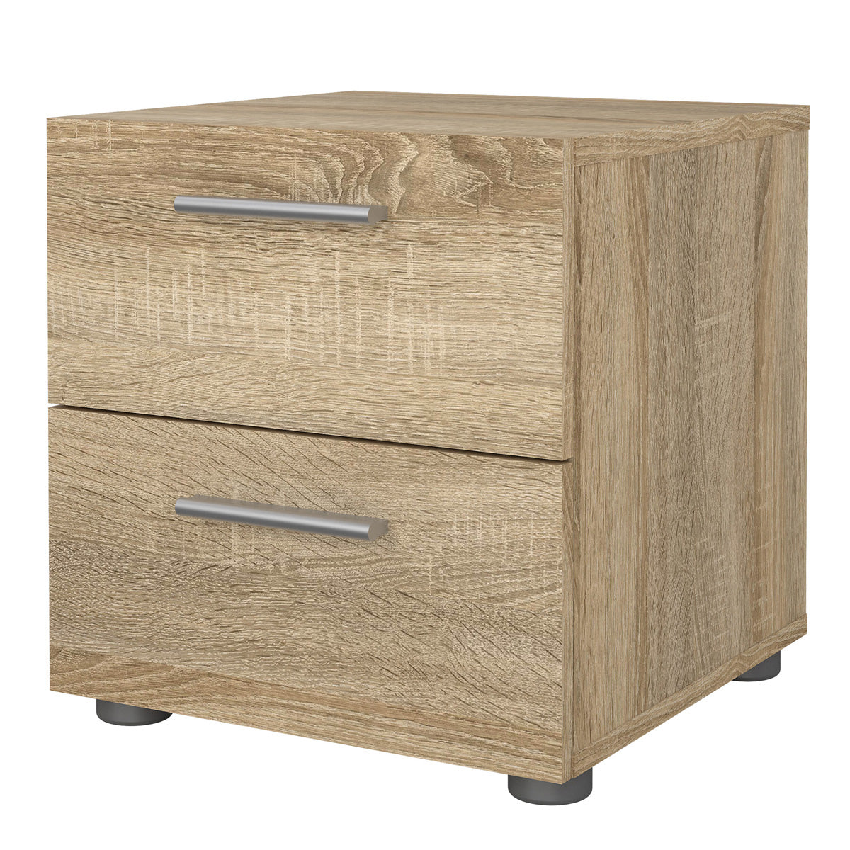 Wooden Bedside Cabinet With 2 Drawers - Pepe