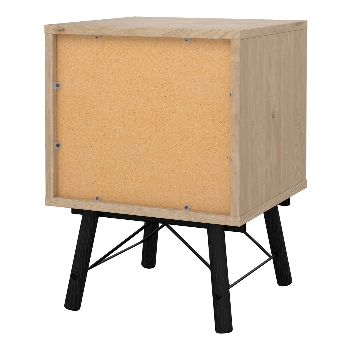 Wooden Bedside Cabinet With 2 Drawers - Ry