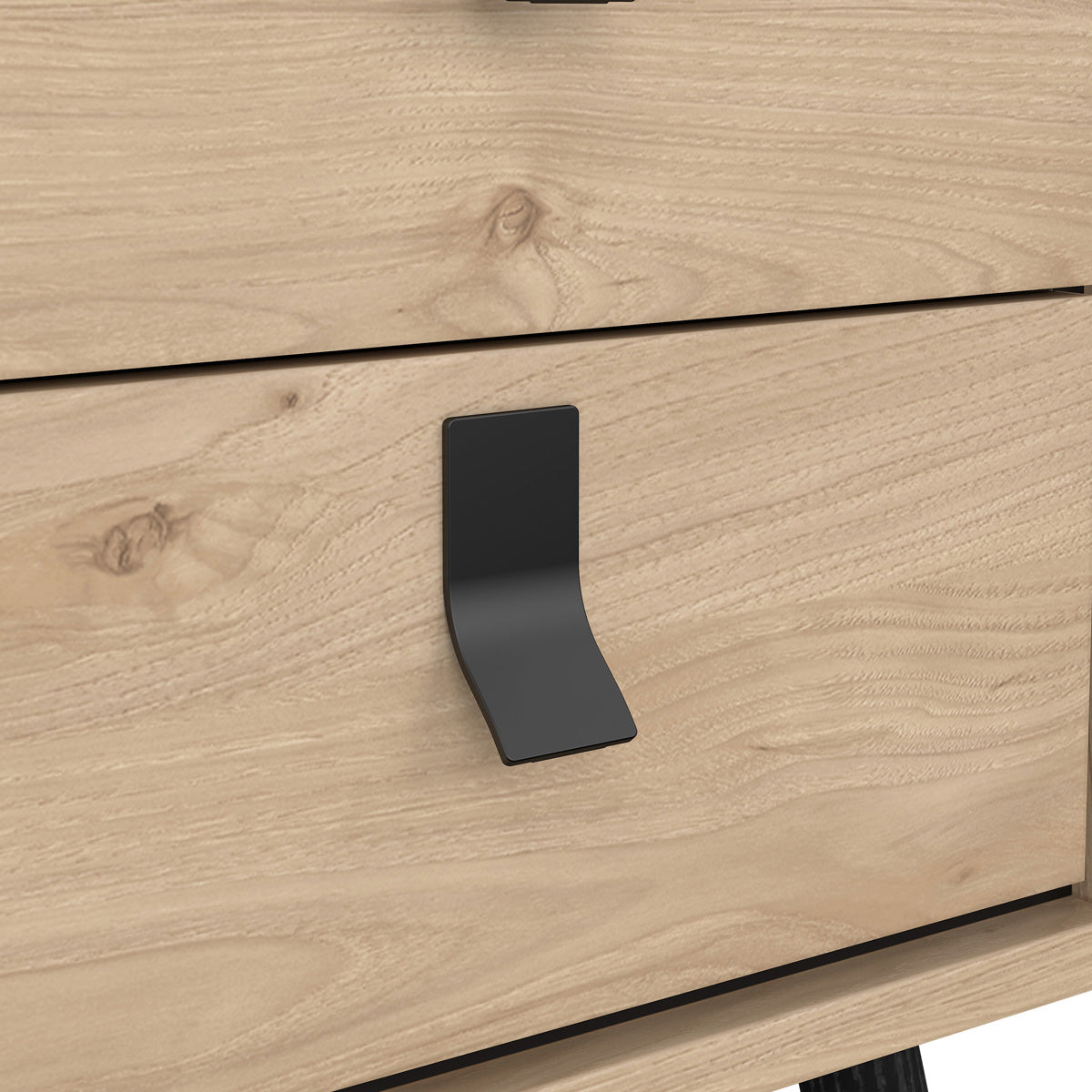 Wooden Bedside Cabinet With 2 Drawers - Ry