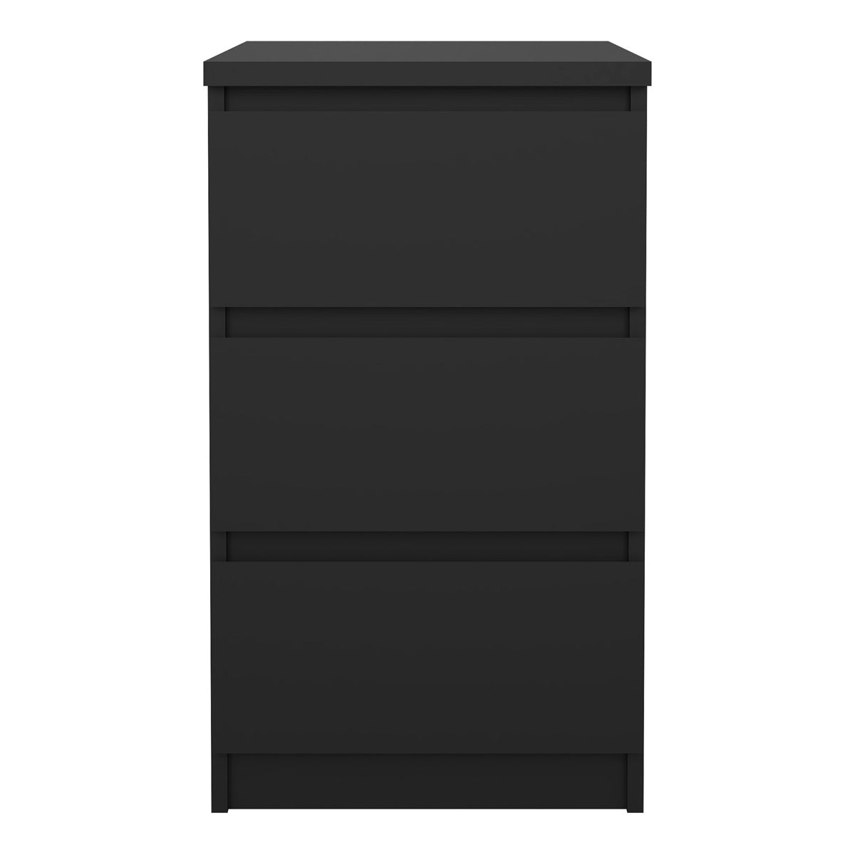 Wooden Bedside Cabinet With 3 Drawers - Naia