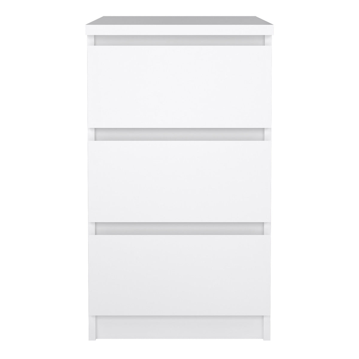 Wooden Bedside Cabinet With 3 Drawers - Naia