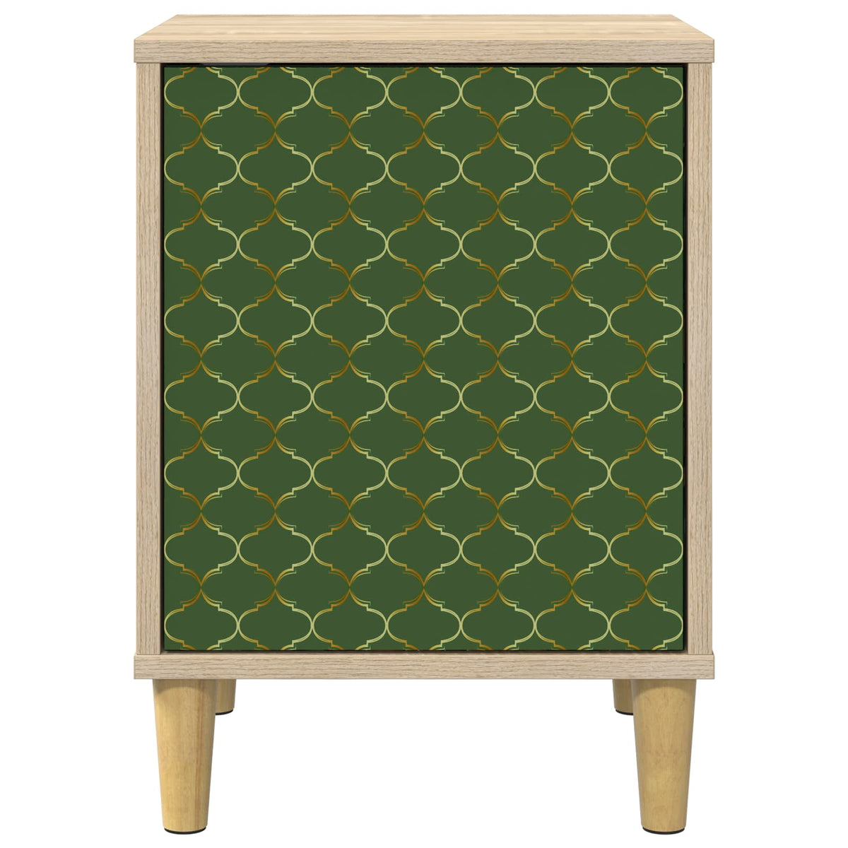 Wooden Bedside Cabinet 36cm Wide With 1 Door - Geleen