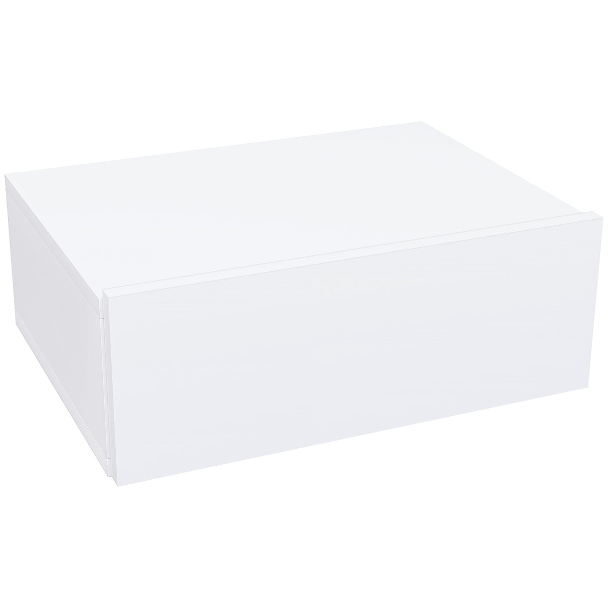 Wooden Bedside Cabinet 40cm Wide Wall Hung - Velmora