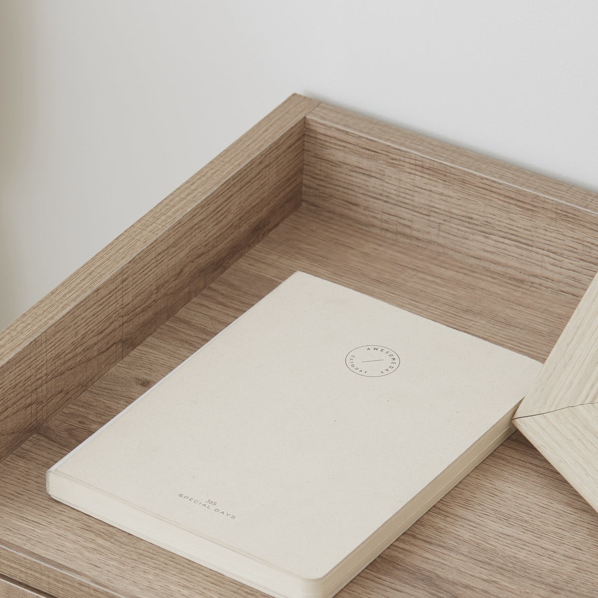 Wooden Bedside Cabinet 40cm Wide Wall Mounted With 1 Drawer in Set Of 2 - Velmora