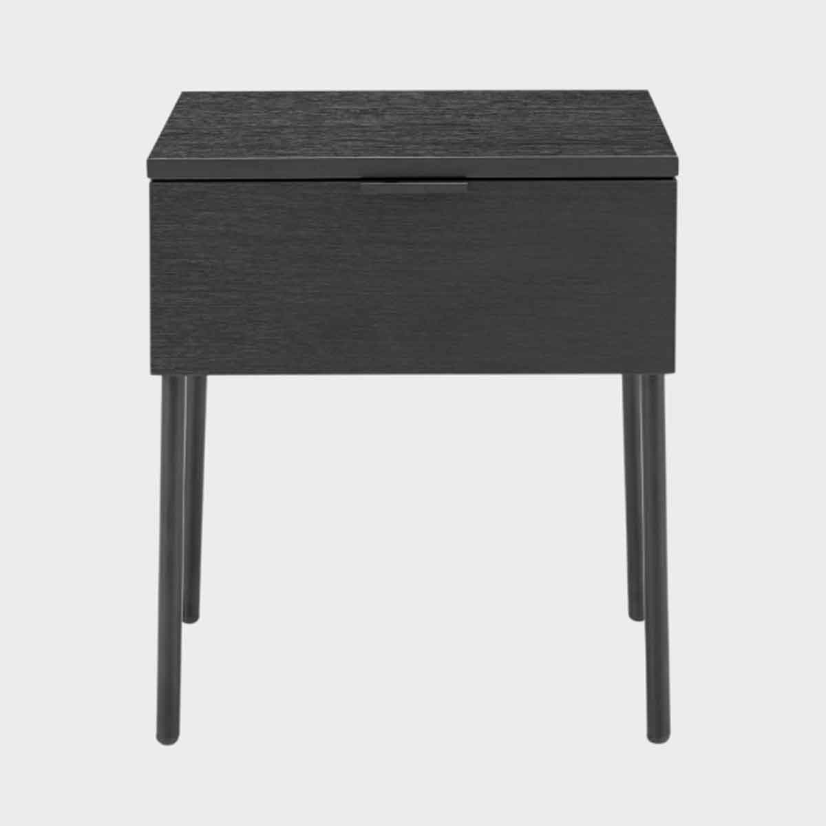 Wooden Bedside Cabinet 40cm Wide With 1 Drawer - Luna