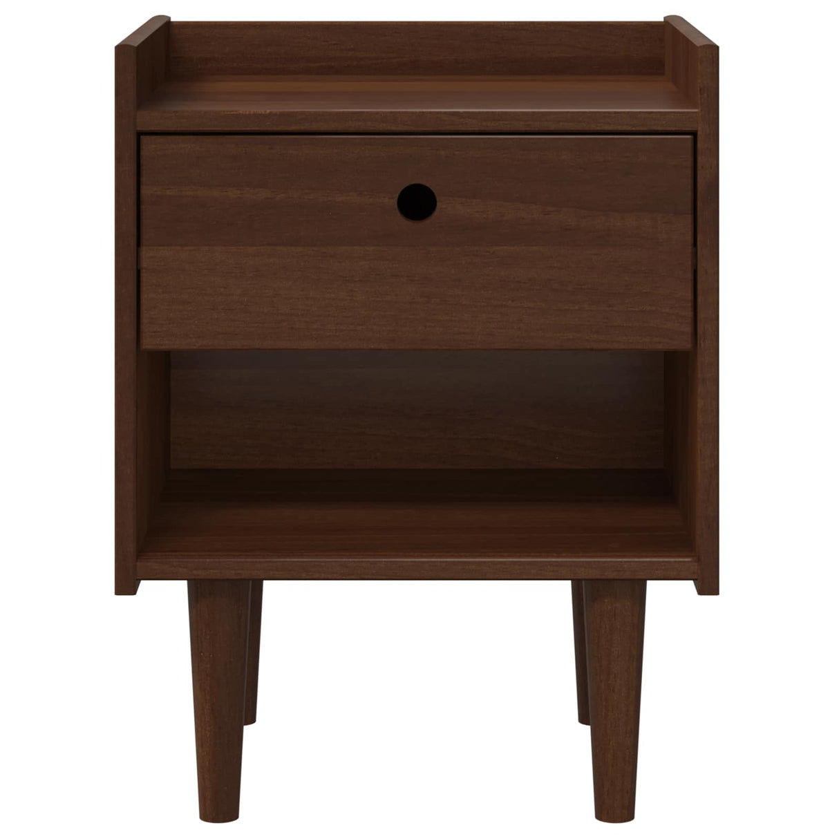 Wooden Bedside Cabinet 45cm Wide With 1 Drawer - Bilbao