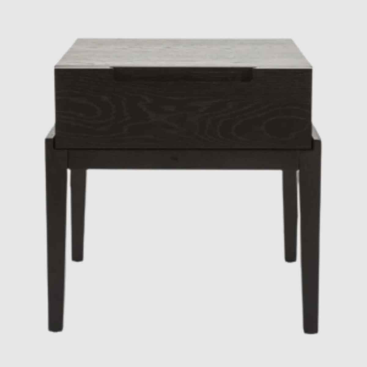 Wooden Bedside Cabinet 50cm Wide With 1 Drawer - Orchid