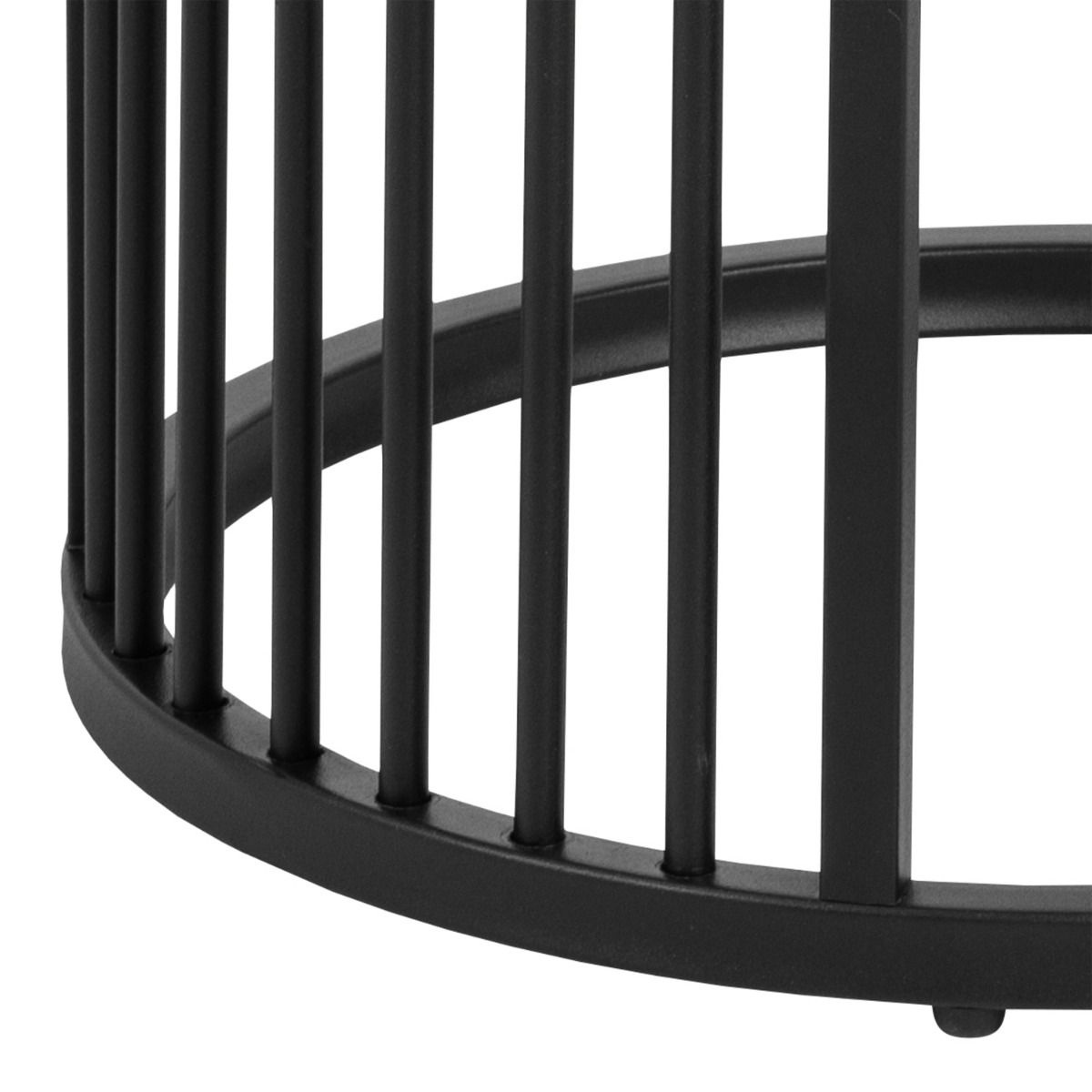 Wooden Bedside Cabinet Round - Strington