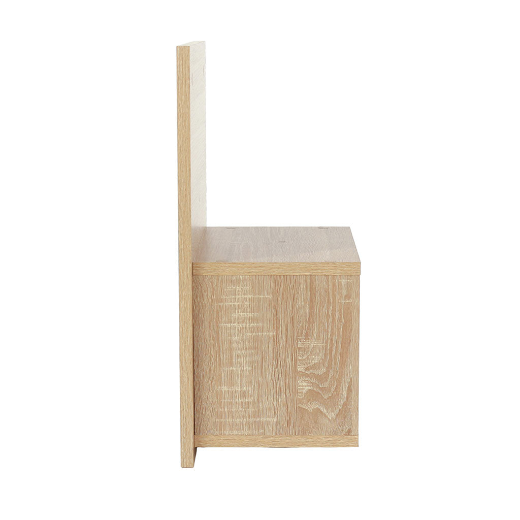 Wooden Bedside Cabinet Wall Hung in Set Of 2 - Kelly