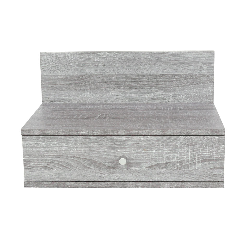 Wooden Bedside Cabinet Wall Hung With 1 Drawer in Set Of 2 - Kelly
