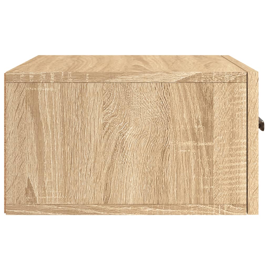 Wooden Bedside Cabinet Wall Mouted - Vantage Home