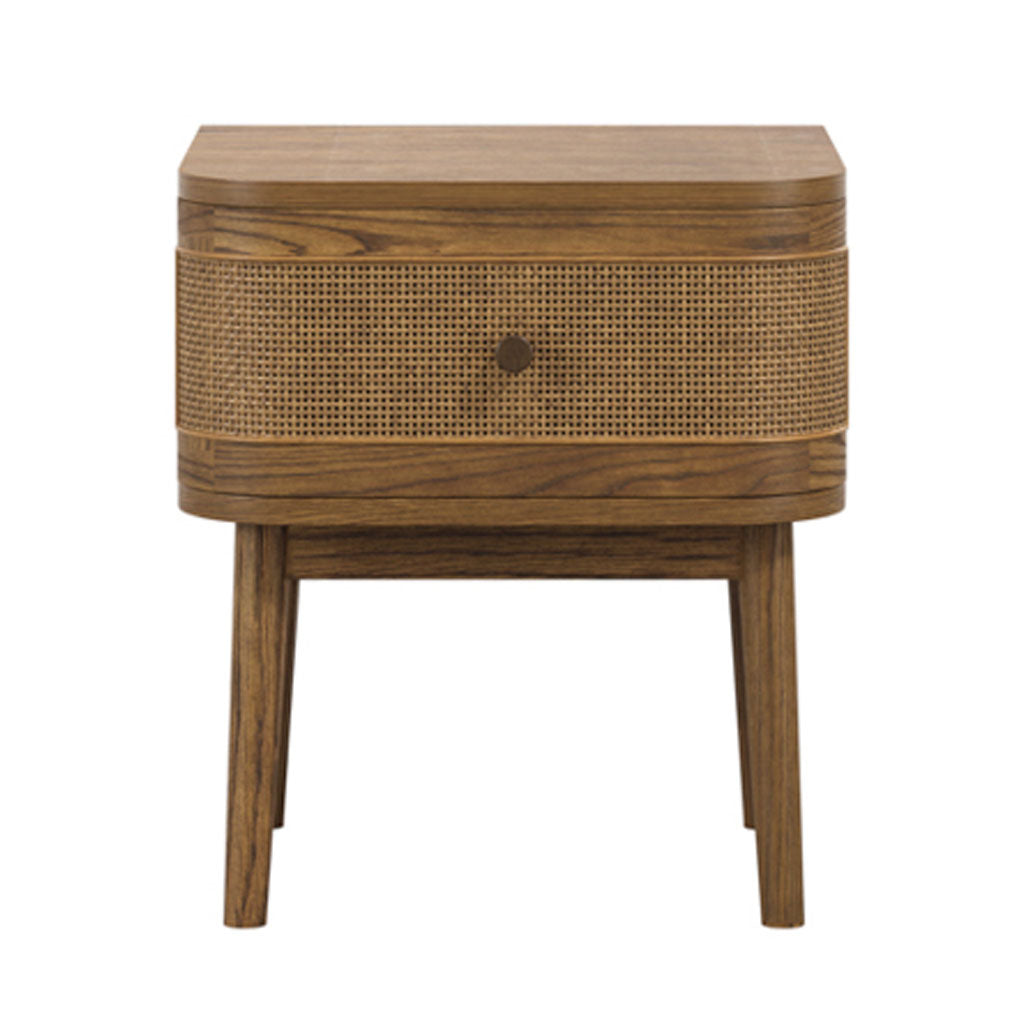 Wooden Bedside Cabinet With 1 Drawer - Callie