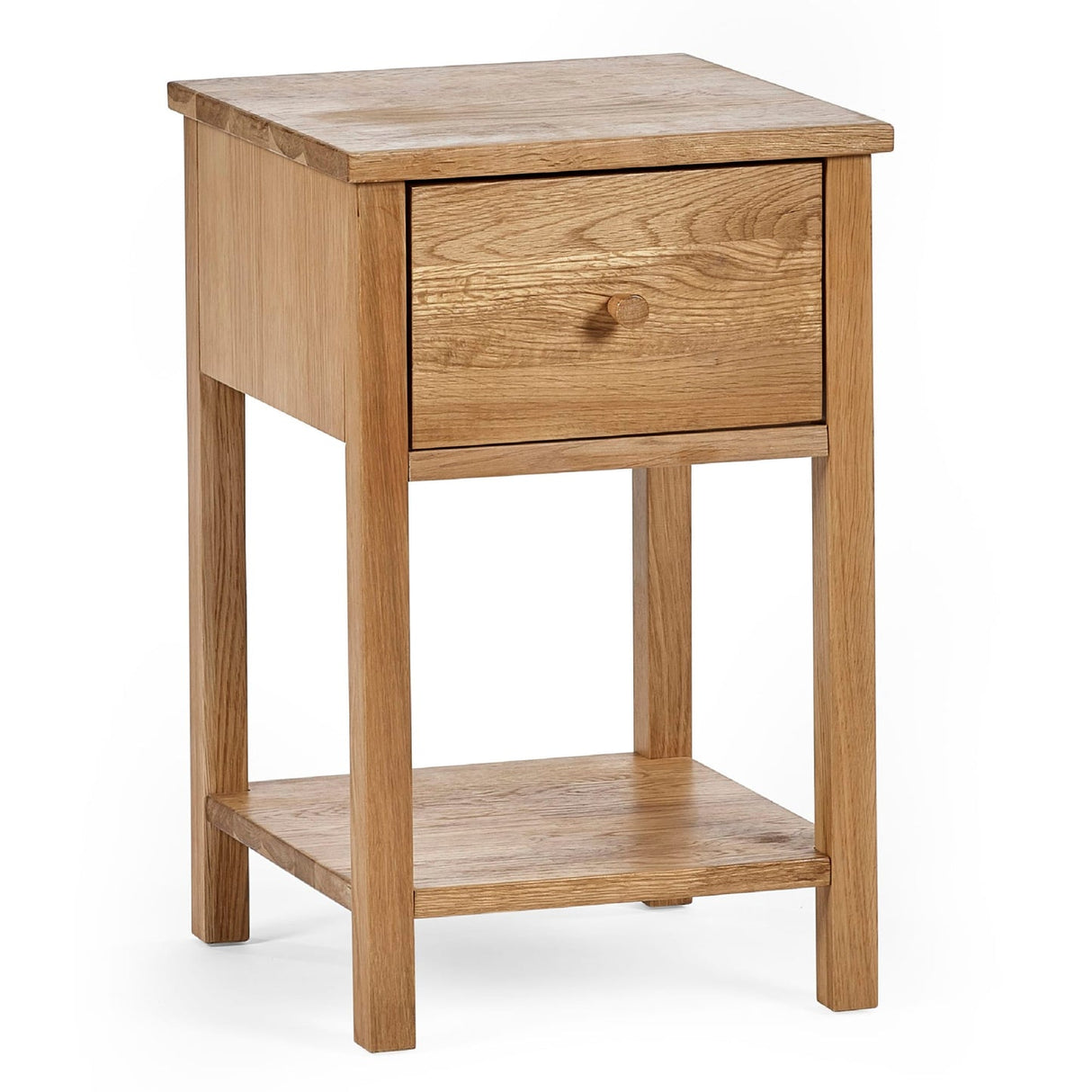 Wooden Bedside Cabinet With 1 Drawer - Coxmoor