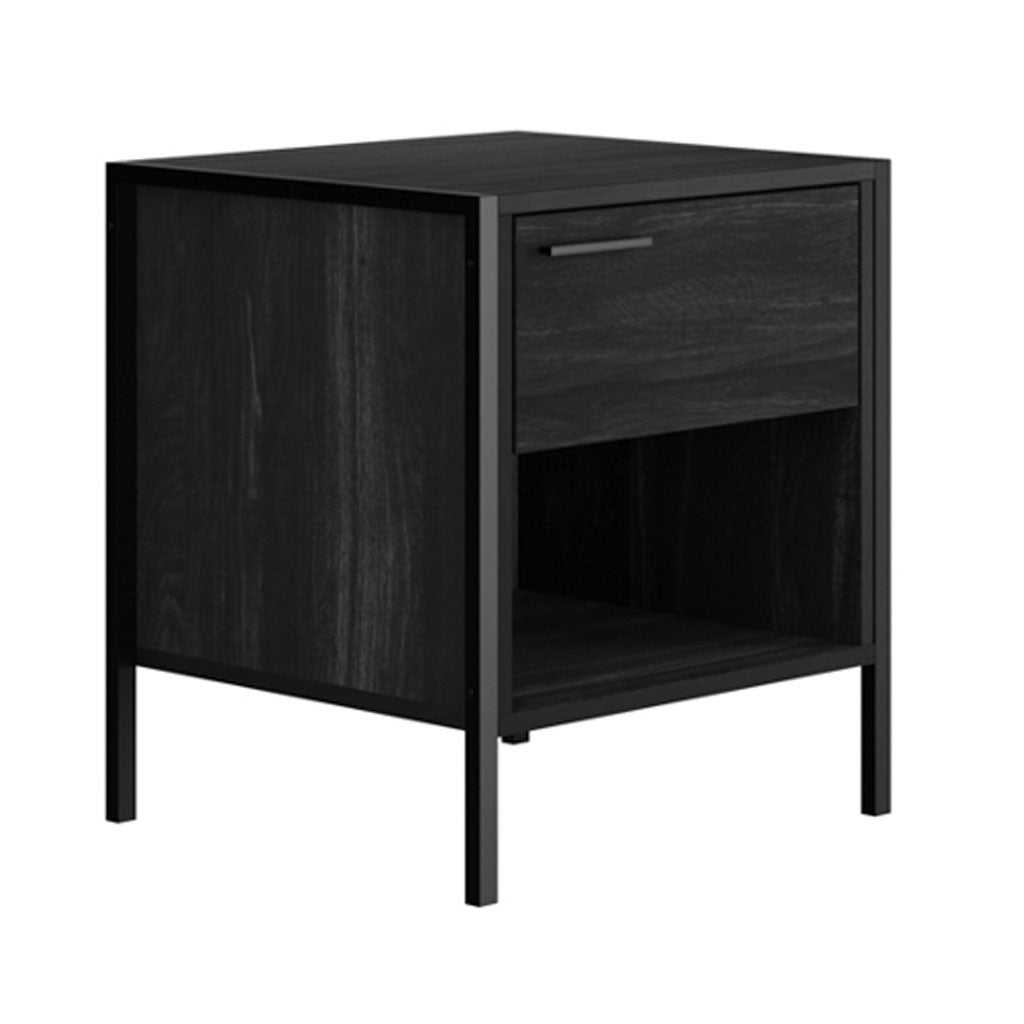 Wooden Bedside Cabinet With 1 Drawer - Hoxton