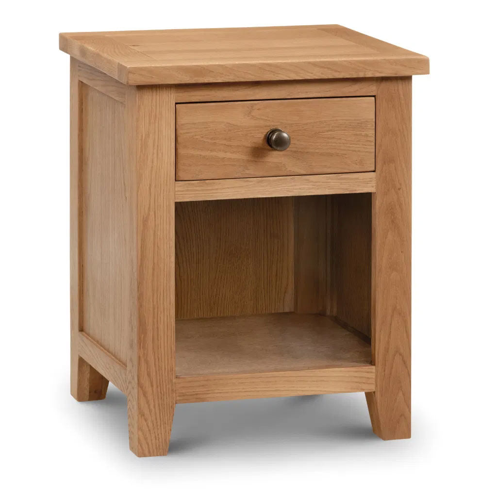 Wooden Bedside Cabinet With 1 Drawer - Marlborough