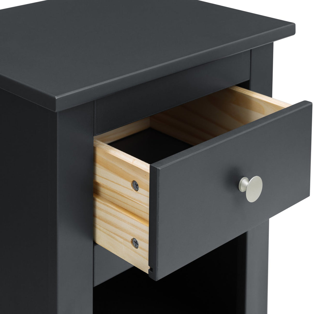 Wooden Bedside Cabinet With 1 Drawer - Radley