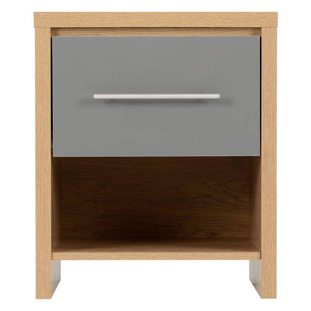 Wooden Bedside Cabinet With 1 Drawer - Seville