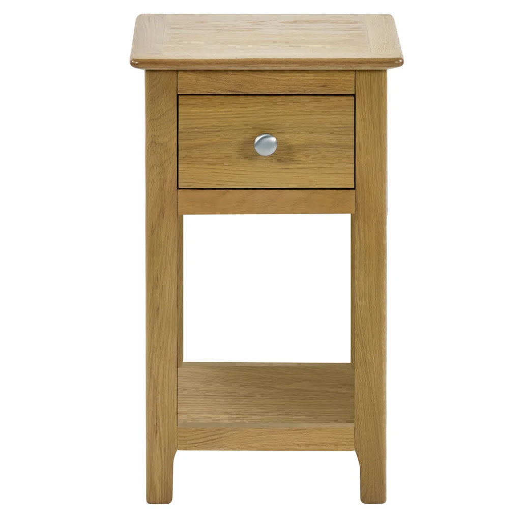 Wooden Bedside Cabinet With 1 Drawer - Somerset