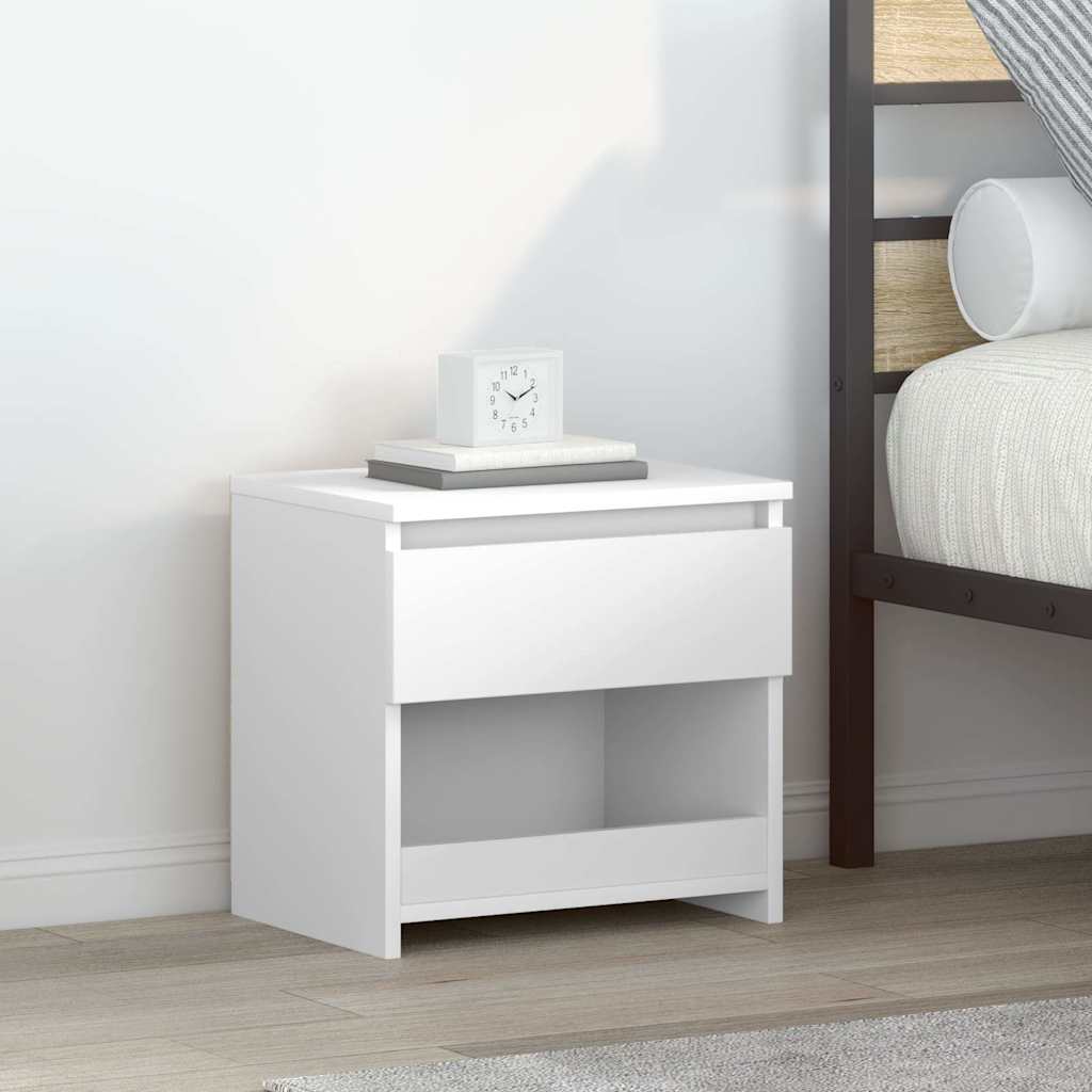 Wooden Bedside Cabinet With 1 Drawer - Vantage Home