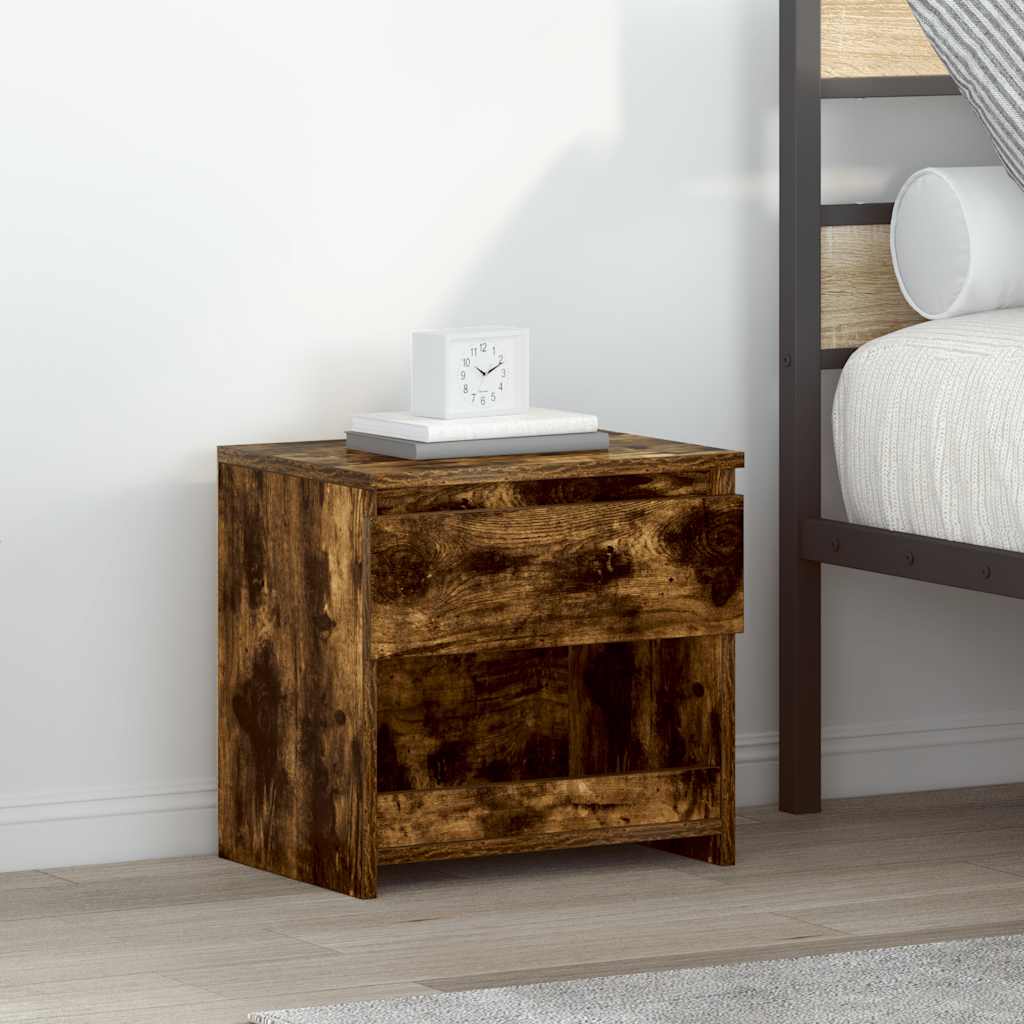 Wooden Bedside Cabinet With 1 Drawer - Vantage Home
