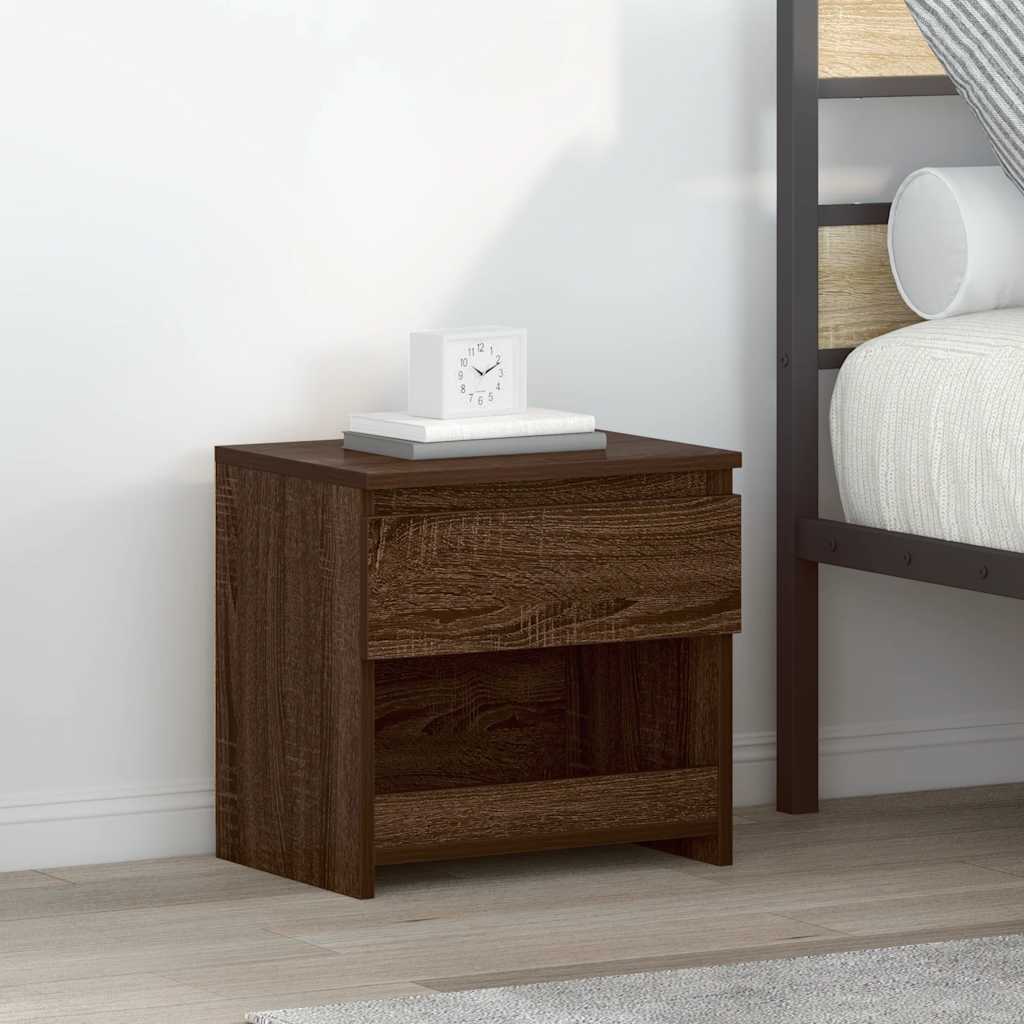 Wooden Bedside Cabinet With 1 Drawer - Vantage Home