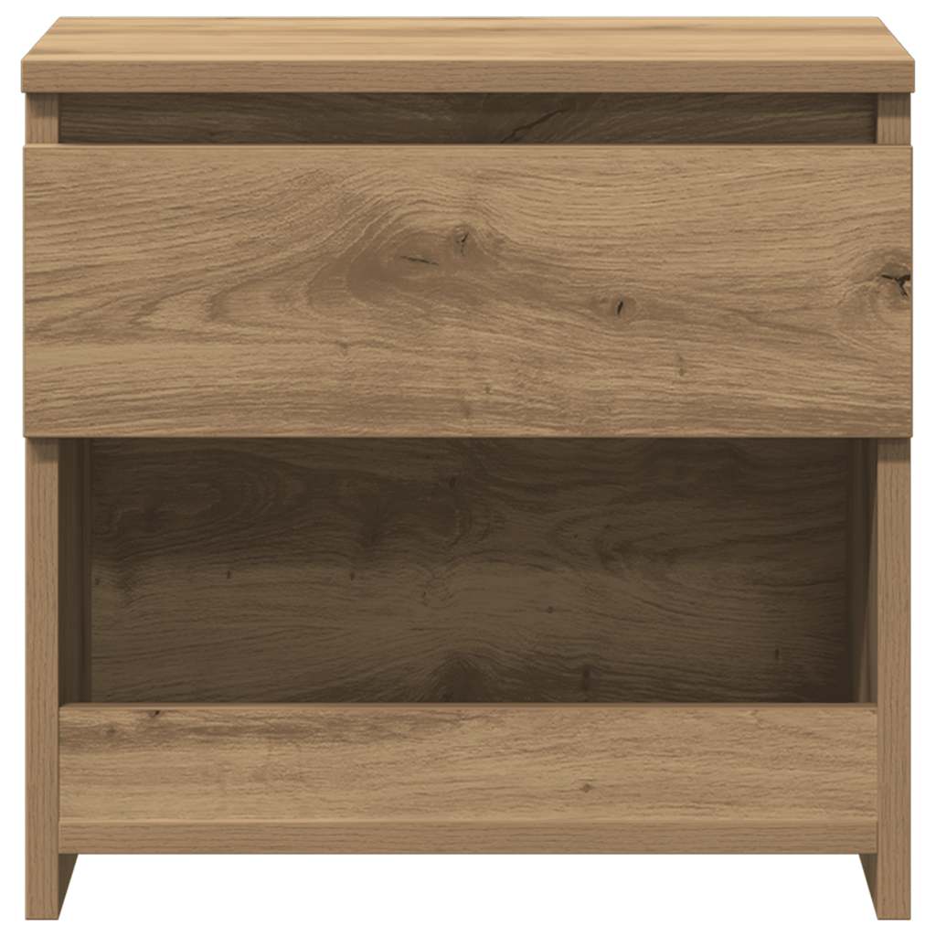 Wooden Bedside Cabinet With 1 Drawer - Vantage Home