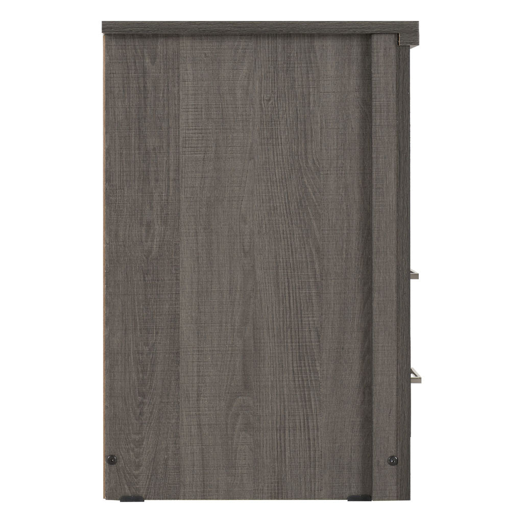 Wooden Bedside Cabinet With 2 Drawers And 1 Shelf - Lisbon