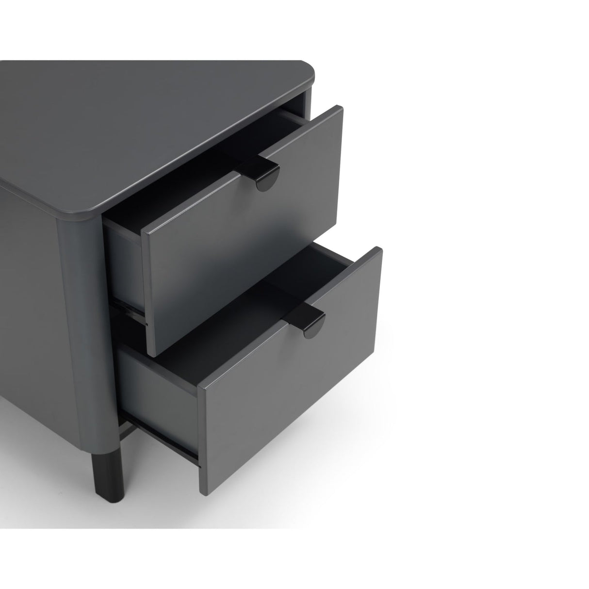 Wooden Bedside Cabinet With 2 Drawers - Chloe