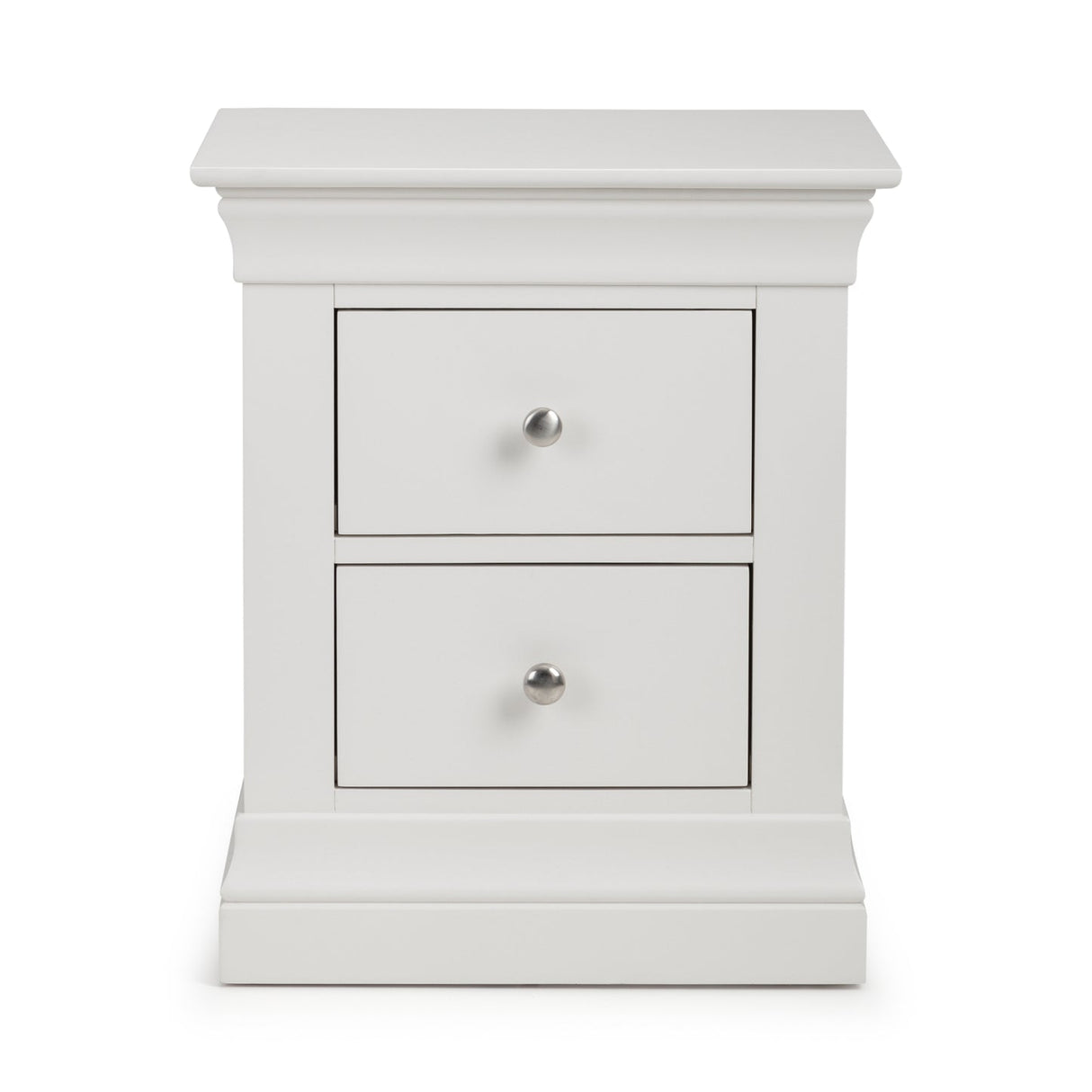 Wooden Bedside Cabinet With 2 Drawers - Clermont