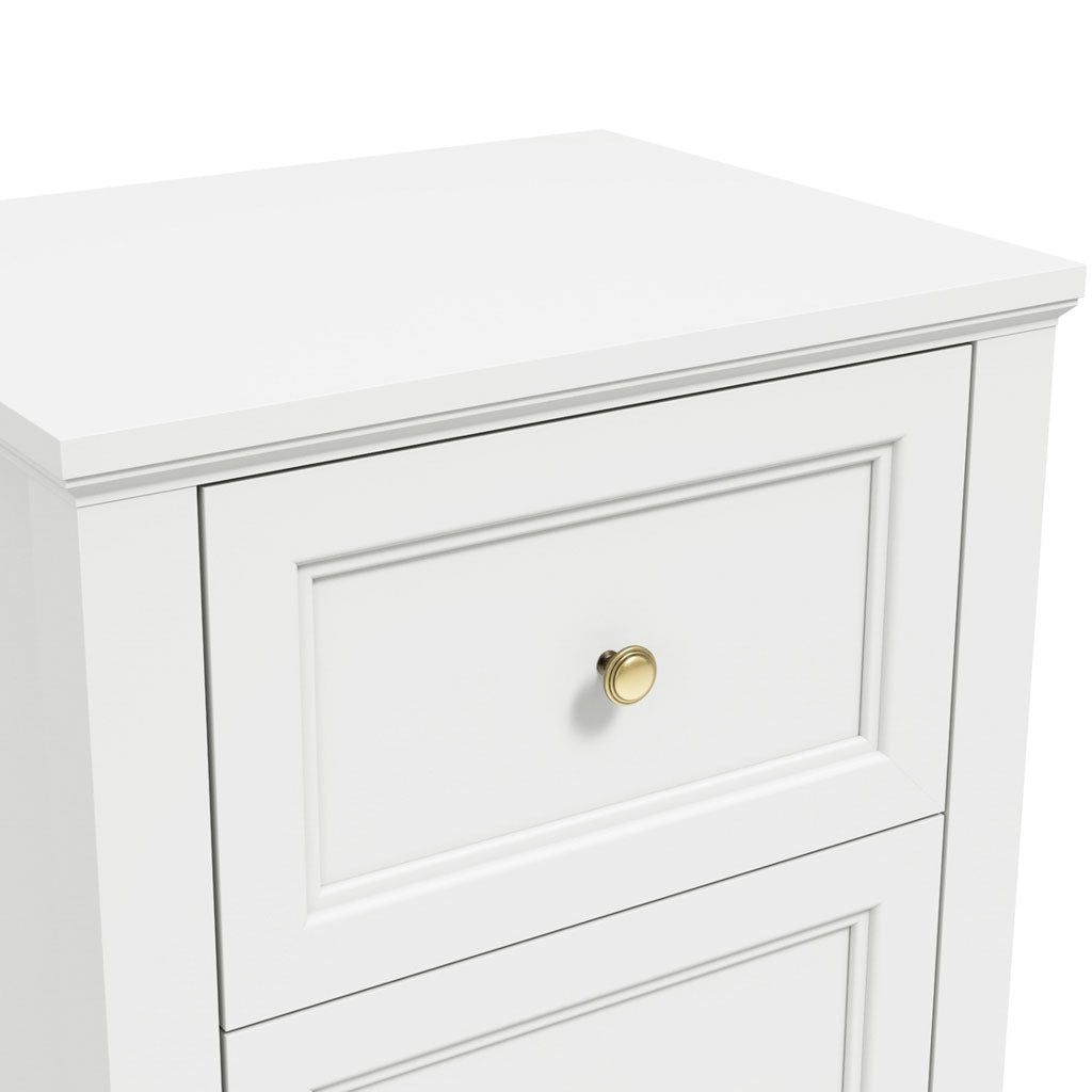 Wooden Bedside Cabinet With 2 Drawers - Ives