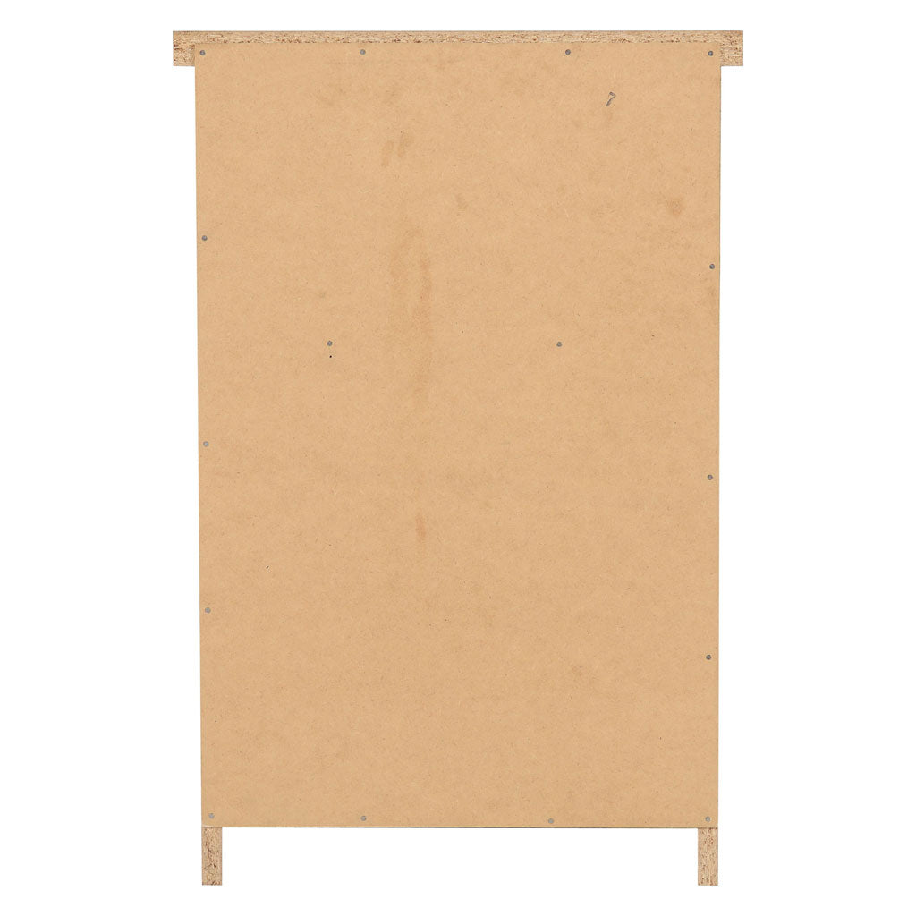 Wooden Bedside Cabinet With 2 Drawers - Nevada