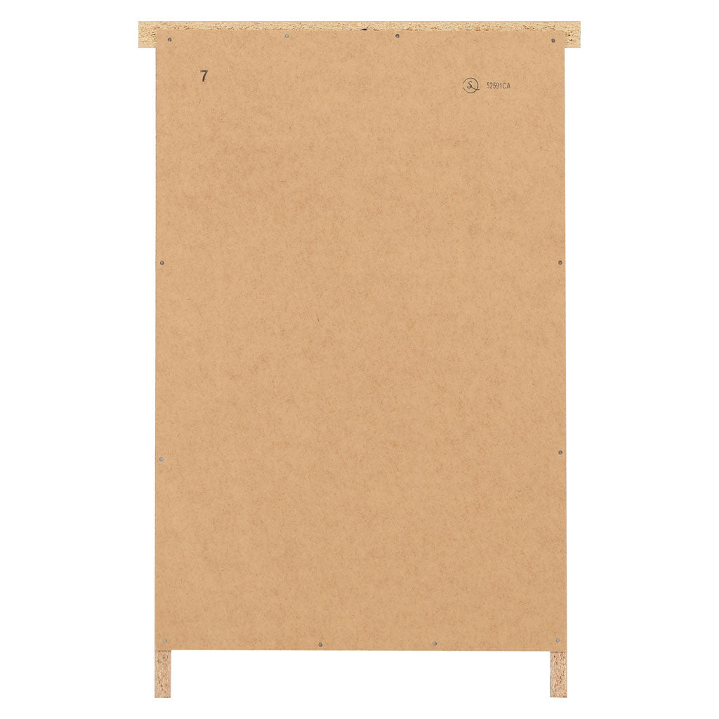 Wooden Bedside Cabinet With 2 Drawers - Nevada