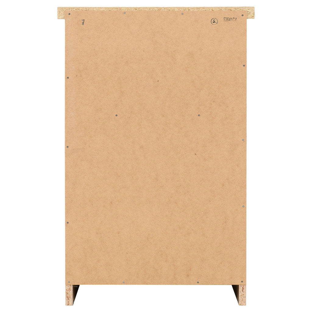 Wooden Bedside Cabinet With 2 Drawers - Nevada