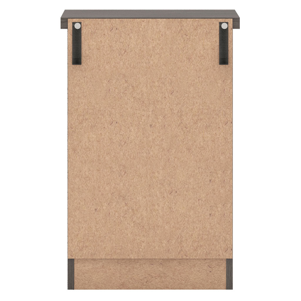 Wooden Bedside Cabinet With 2 Drawers - Nevada