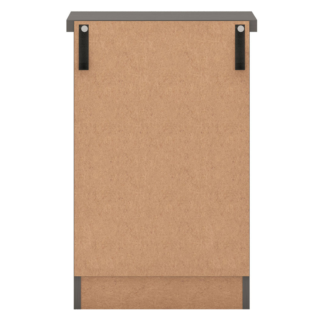 Wooden Bedside Cabinet With 2 Drawers - Nevada