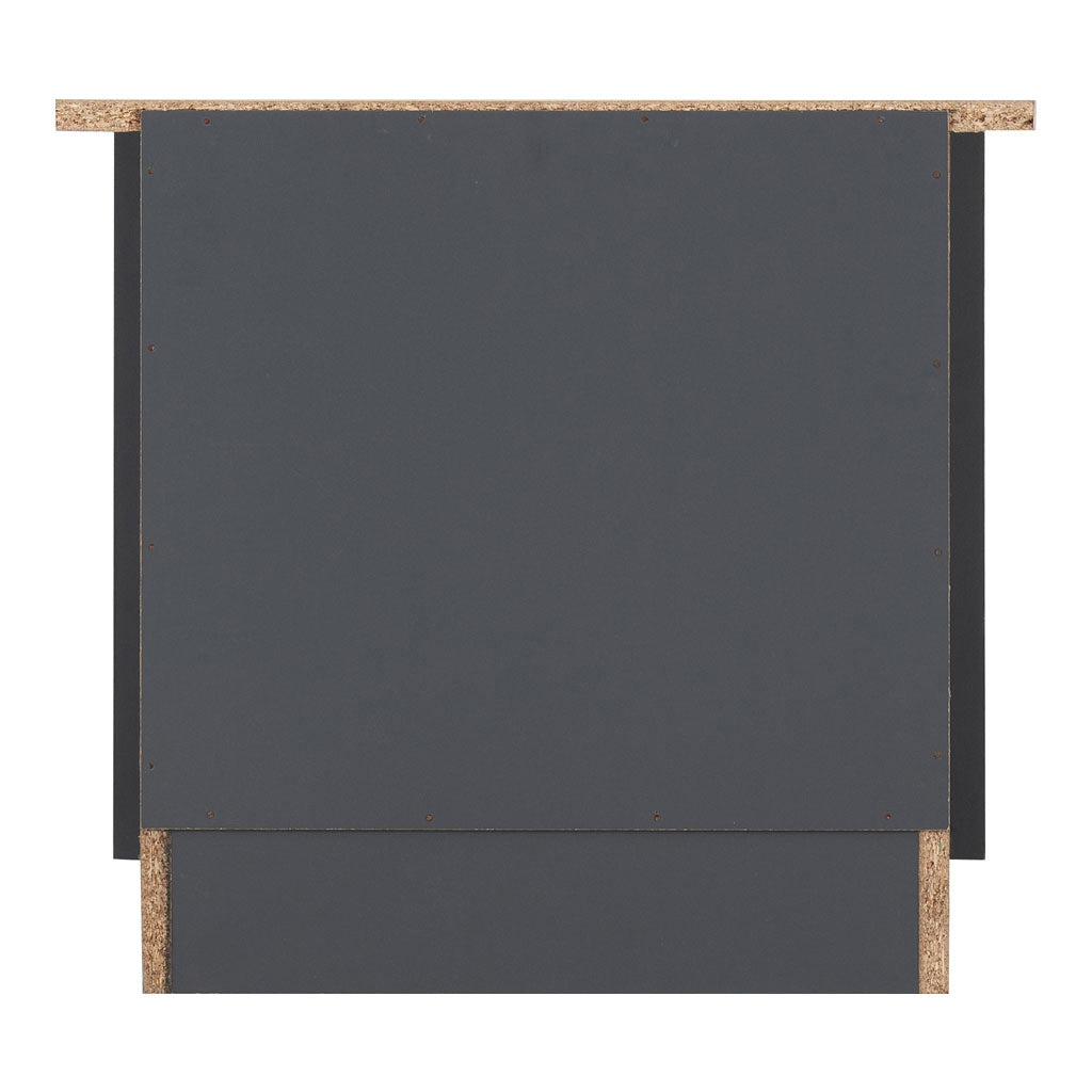 Wooden Bedside Cabinet With 2 Drawers - Portland