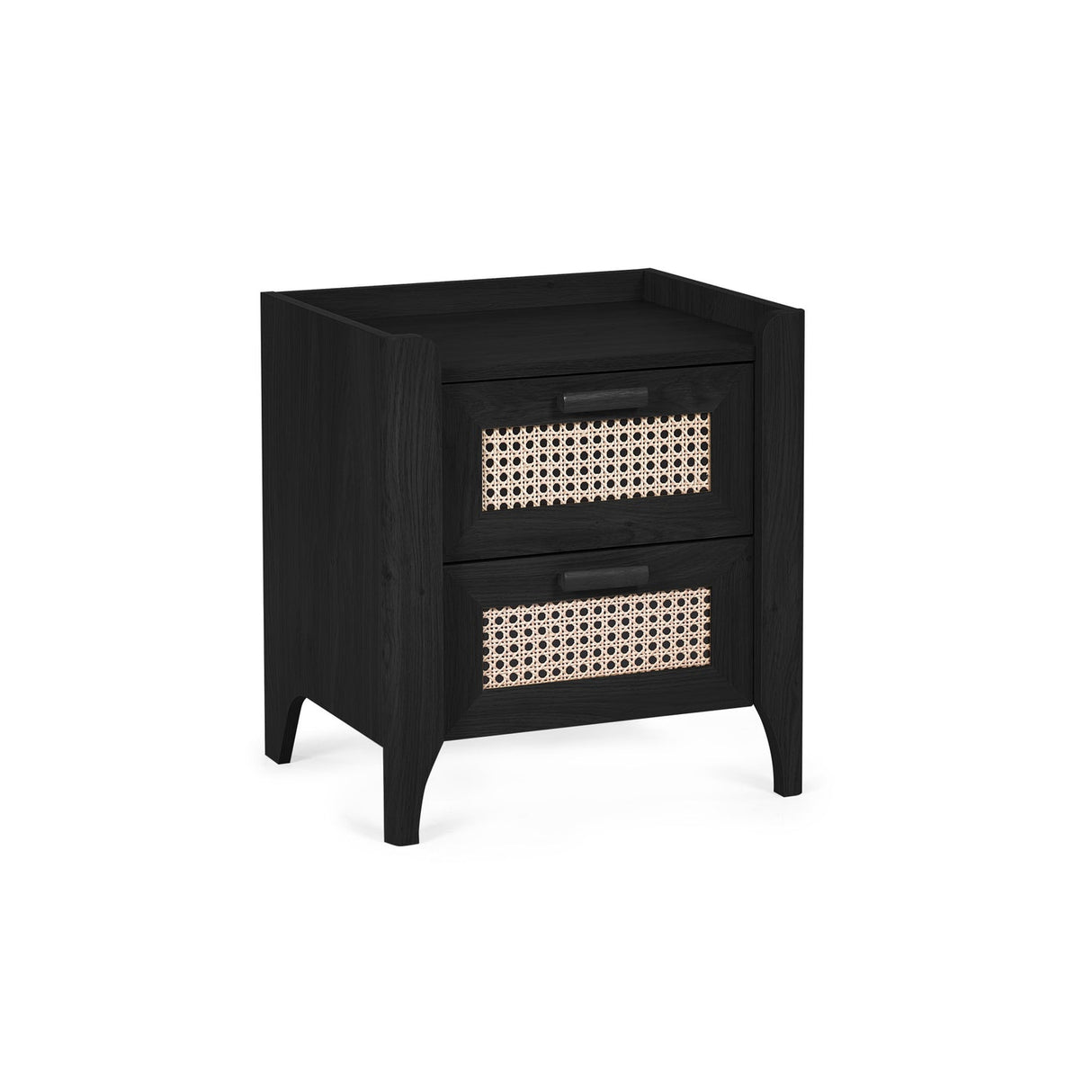 Wooden Bedside Cabinet With 2 Drawers - Sydney