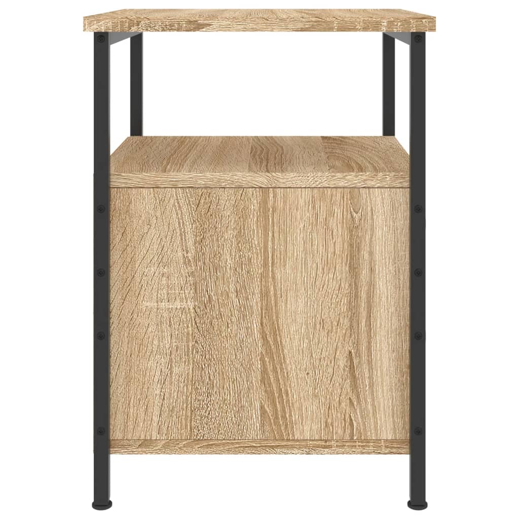 Wooden Bedside Cabinet With 2 Drawers - Vantage Home