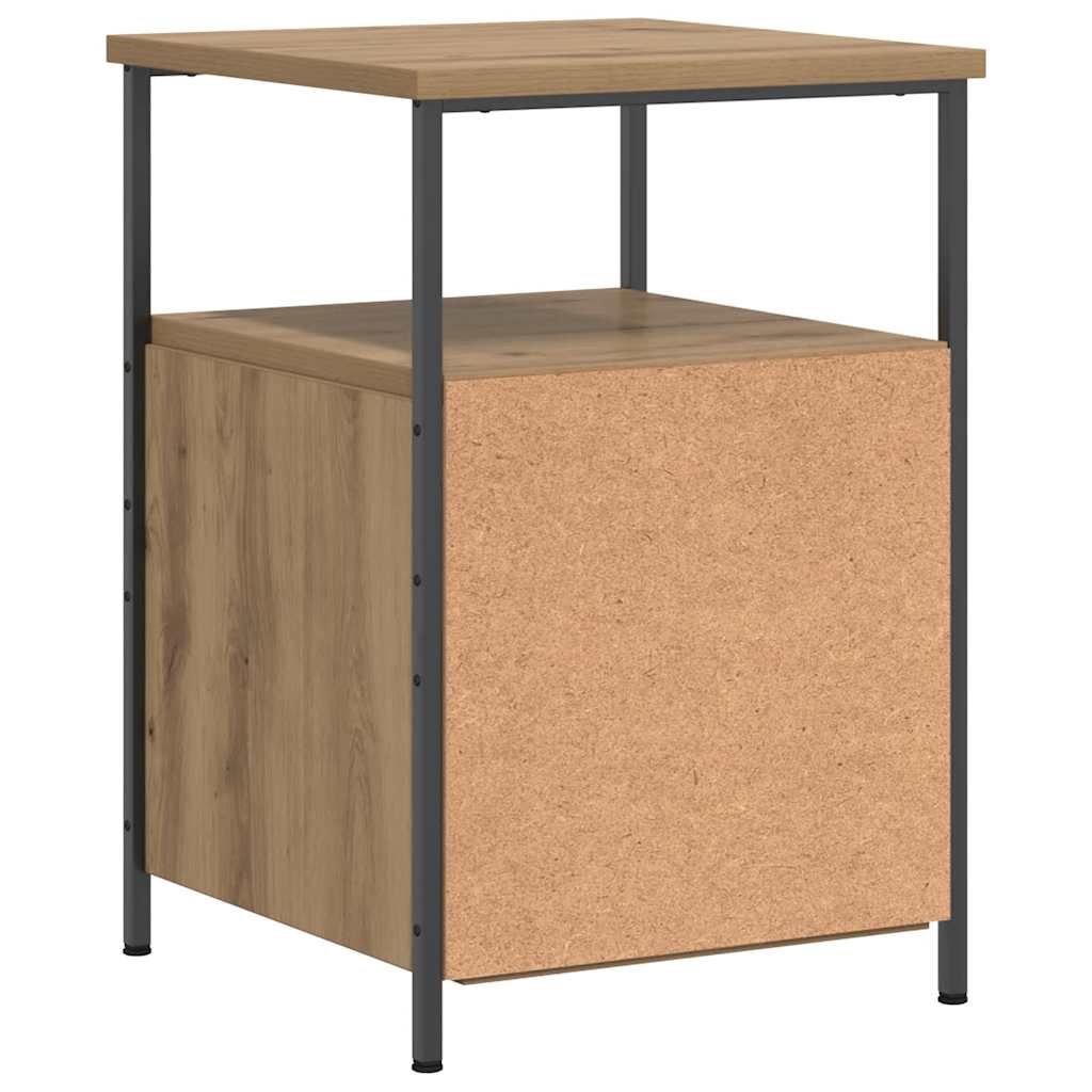 Wooden Bedside Cabinet With 2 Drawers - Vantage Home