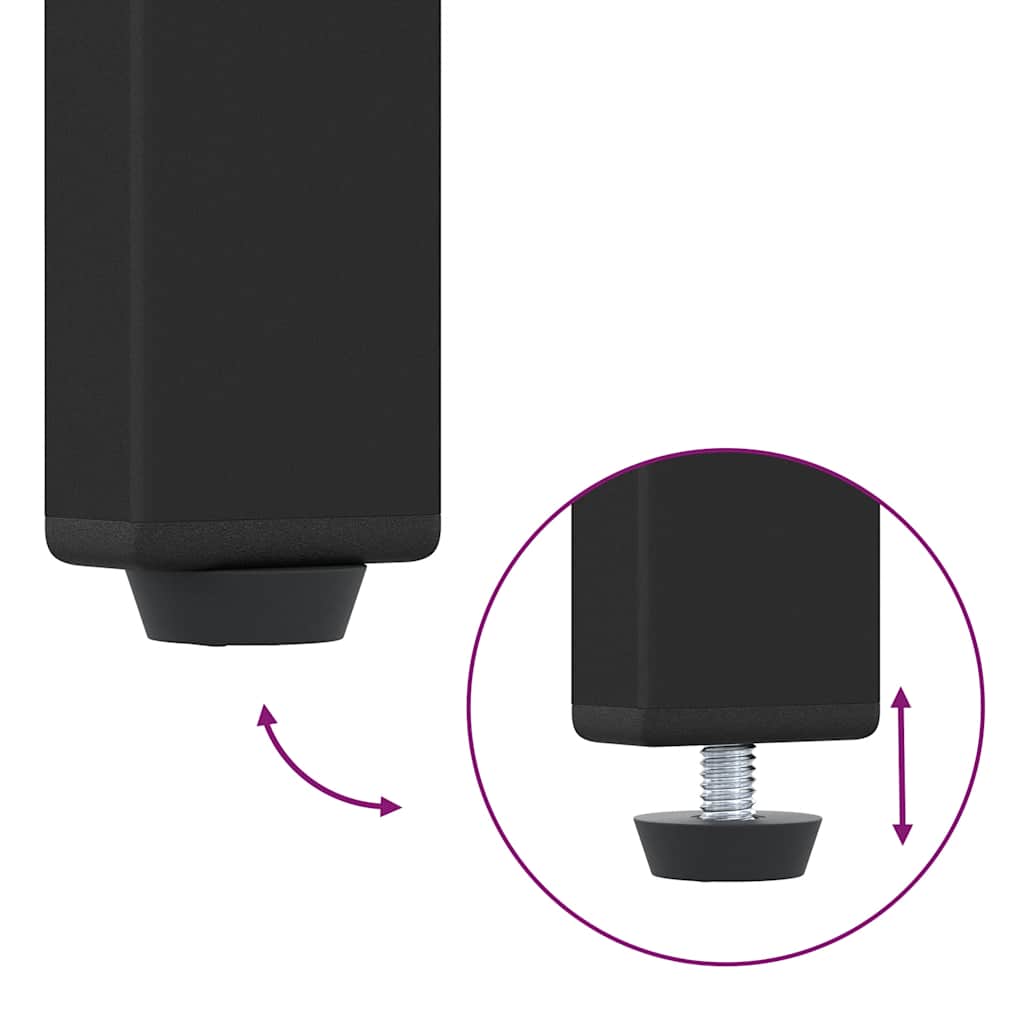 Wooden Bedside Cabinet With 2 Drawers - Vantage Home