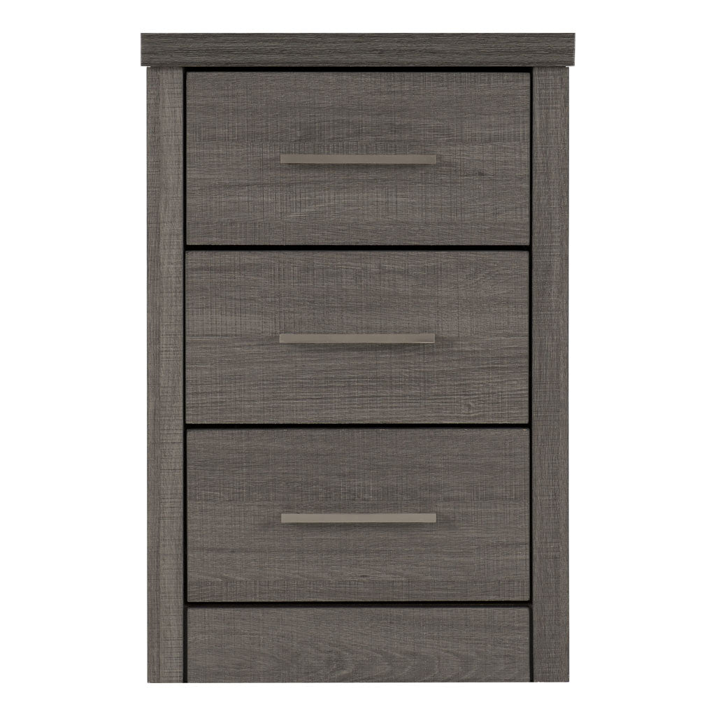 Wooden Bedside Cabinet With 3 Drawers - Lisbon