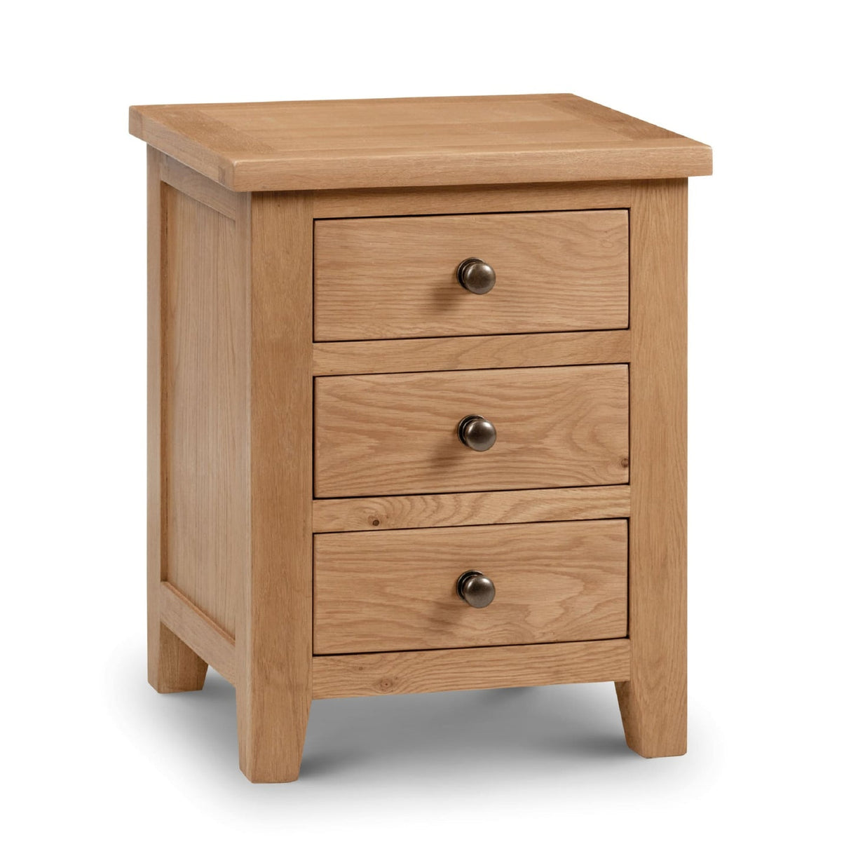Wooden Bedside Cabinet With 3 Drawers - Marlborough