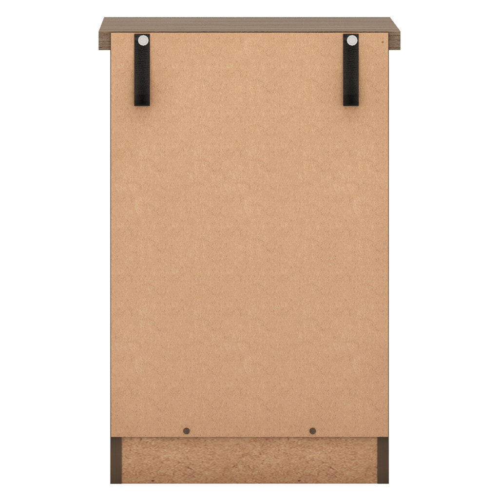 Wooden Bedside Cabinet With 3 Drawers - Nevada