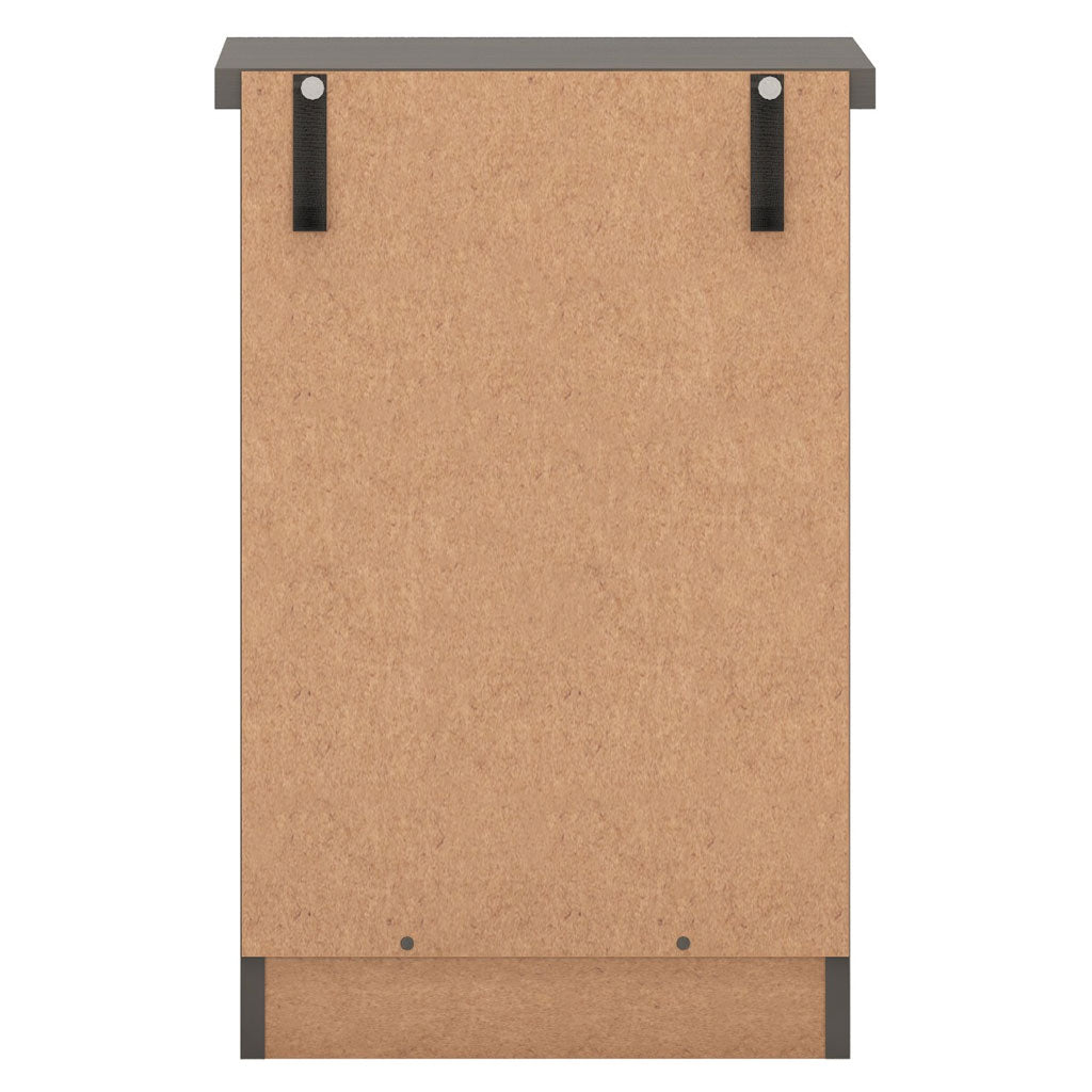 Wooden Bedside Cabinet With 3 Drawers - Nevada