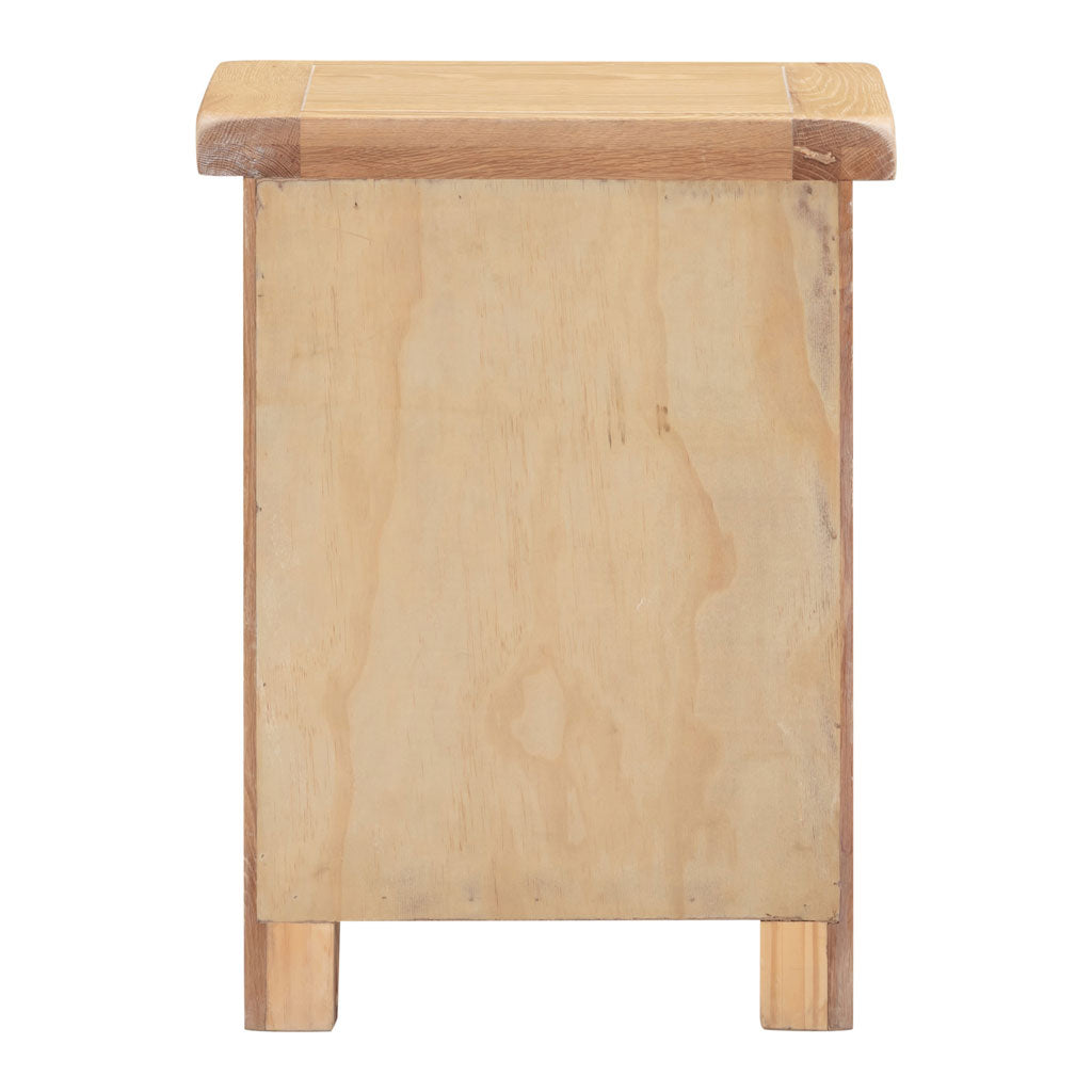 Wooden Bedside Cabinet With 3 Drawers - Windsor