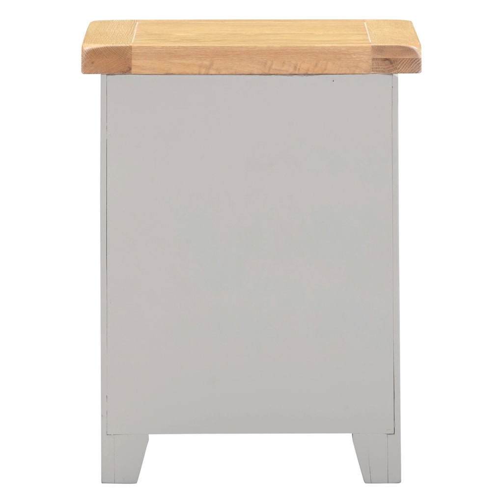 Wooden Bedside Cabinet With 3 Drawers - Windsor