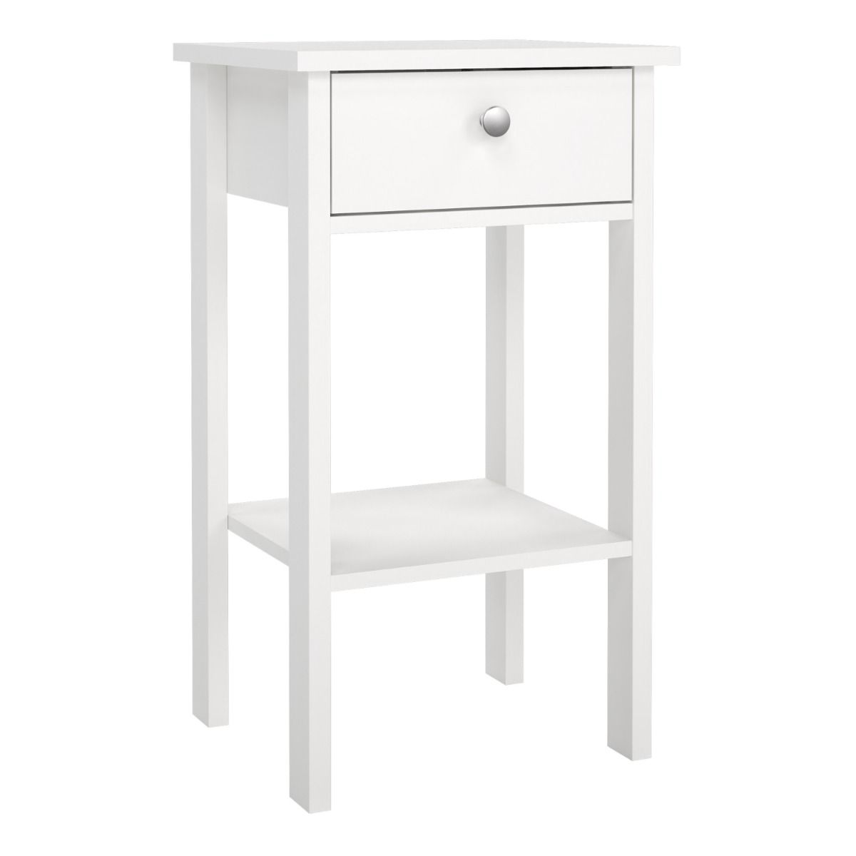 Wooden Bedside Table With 1 Drawer - Madrid